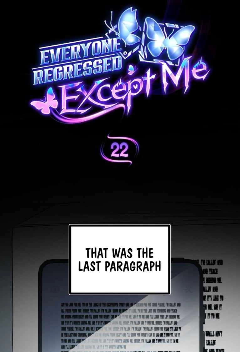 Everyone Regressed Except Me Chapter 22 8